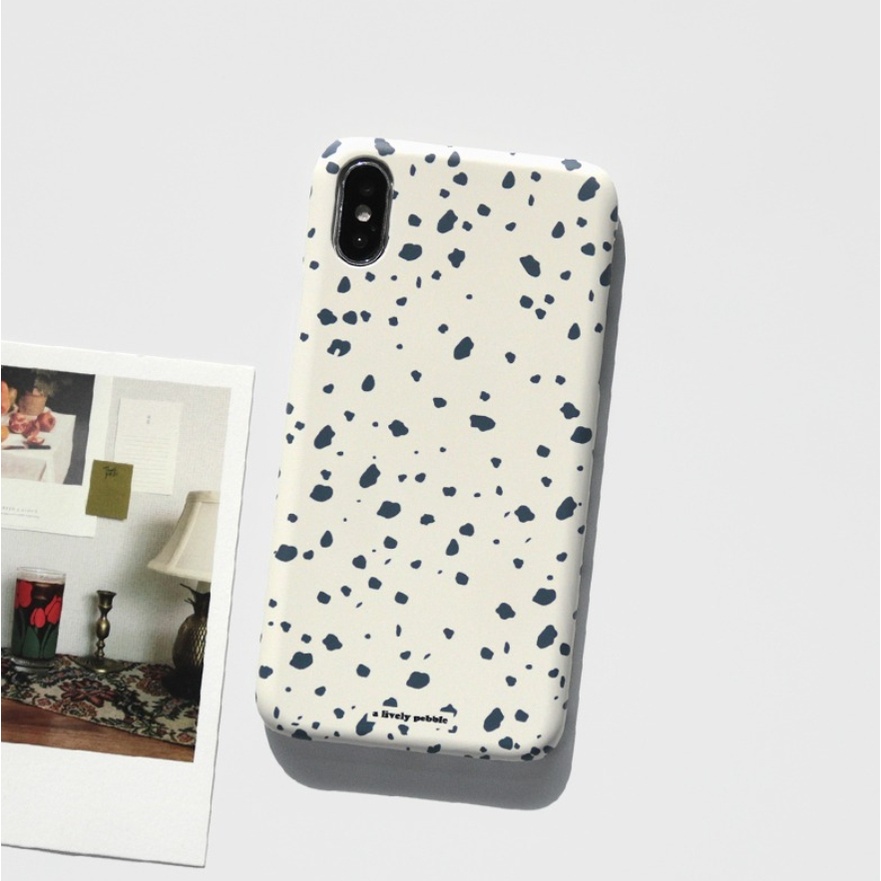 【Korean Phone Case】 Pebble 5 Types Slim Card Cute Protective shockproof Hand Made Unique Design SAMSUNG Galaxy Note 20 s21 Ultra Apple Compatible for iPhone 8 xs xr 11pro 11 12 12pro mini Korea