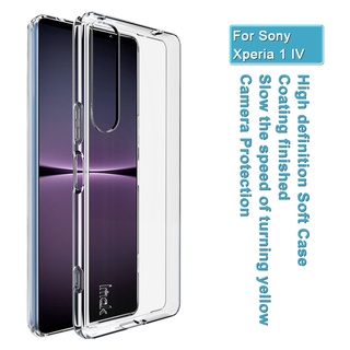 เคสโทรศัพท์มือถือ ซิลิโคนนิ่ม TPU ใส กันกระแทก สําหรับ Sony Xperia 1 IV Xperia1 4