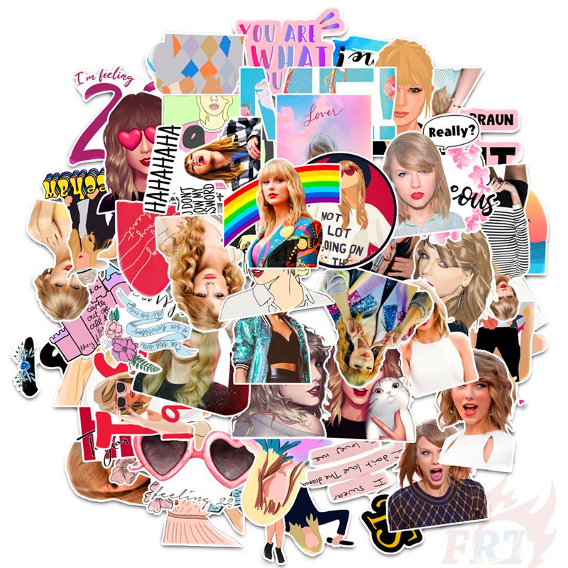 Taylor Swift - Series 03 Popular & Country Music Singer สติ๊กเกอร์ 50Pcs/Set Superstar DIY Fashion Decals Doodle สติ๊กเกอร์