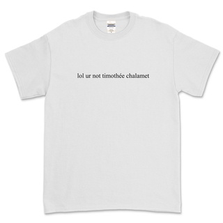 เสื้อยืดที่ต้องการตัวมากที่สุดเสื้อยืด แขนสั้น พิมพ์ลาย TIMOTHEE CHALAMETขนาดเต็มS-5XL