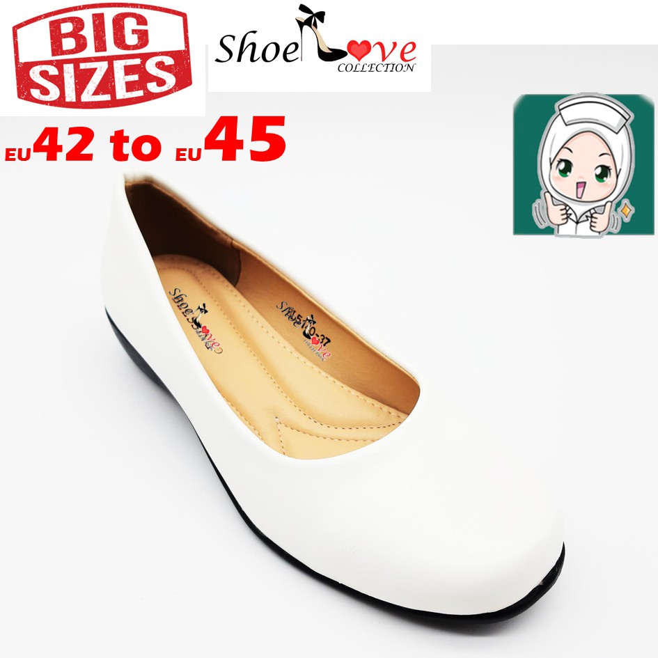 [ข้อเสนอพิเศษ] Kasut Jururawat / Uniform Putih Ladies Nurse / Uniform White Shoe