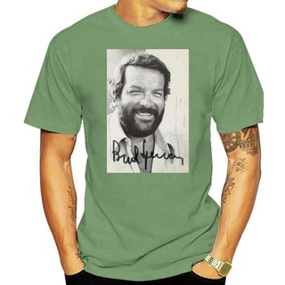 ใหม่ เสื้อยืดลําลอง สําหรับผู้ชาย ผู้หญิง แขนสั้น พิมพ์ลาย Bud Spencer Signature Usa ไซซ์ S M L Xl 2Xl 3Xl Fq1สามารถปรับ