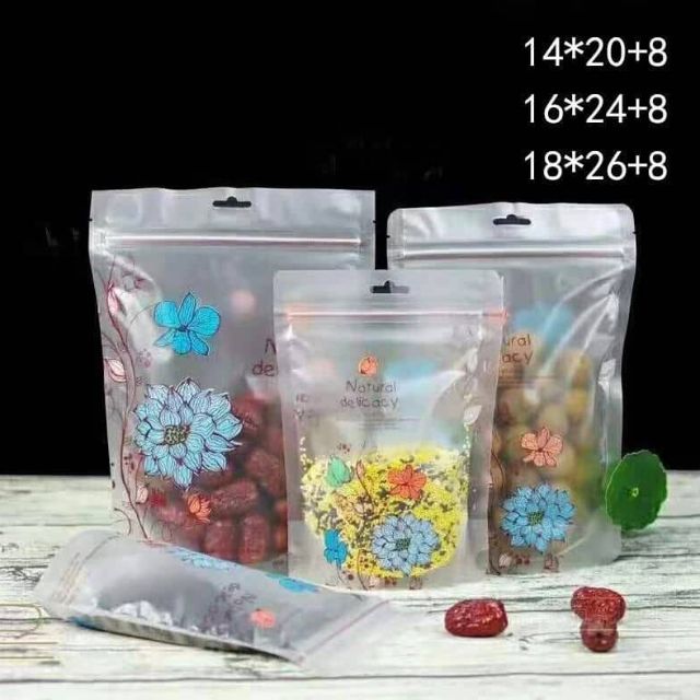 Stand Goodies Ziplock Bag/ Kraft Tangan ZipLock Bag/Kraft Plastic Bag/Zipper Bag/Doorgift Ziplock/Ha