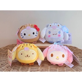 พวงกุญแจกระเป๋าใส่เหรียญ sanrio ราคา 159.- ขนาด 12x5 cm.