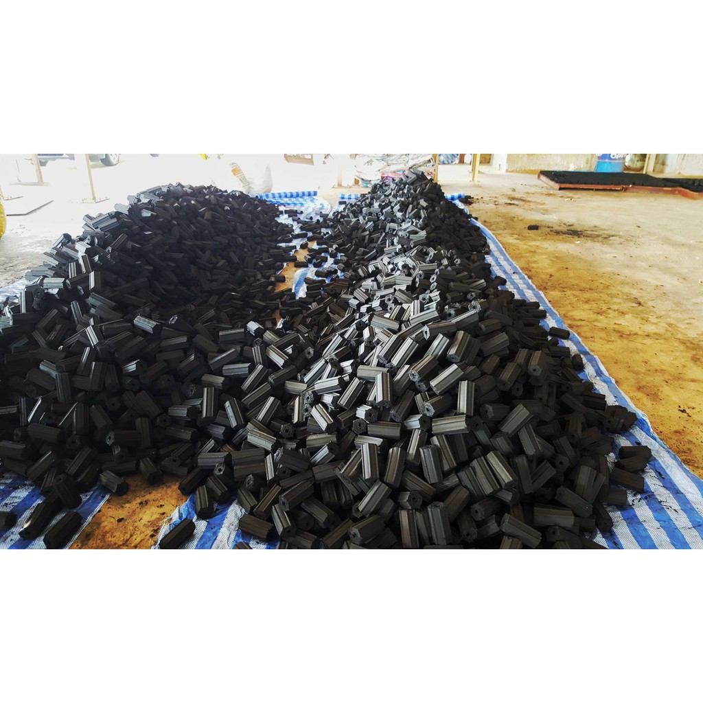 ถ่านไม้ไผ่อัดแท่ง Lamboochar เกรด A Premium (1 Kg) - รูปที่ 4