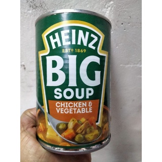 Heinz Big Soup Chicken &amp; Vegetableซุป กระป๋อง ไฮนซ์ 400 กรัม ราคาโดนใจ