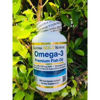 Omega-3, Premium Fish Oil,100 Softgels