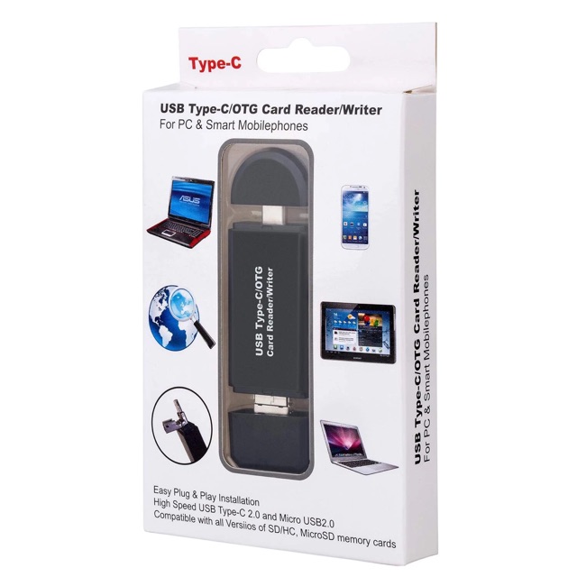 SD Card Reader USB 3.0 OTG Micro USB Type C Card Reader Lector SD Card Reader Micro SD TF USB Type-C