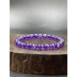 Amethyst 8mm bracelet สร้อยข้อมืออเมทิสต์