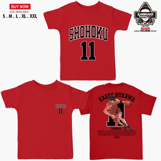 เสื้อยืด พิมพ์ลายอนิเมะ Slam DUNK KAEDE RUKAWA สําหรับเด็ก