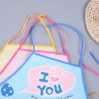 (พร้อมส่ง) ผ้ากันเปื้อนเด็ก ลายการ์ตูน สำหรับกิจกรรมต่างๆ