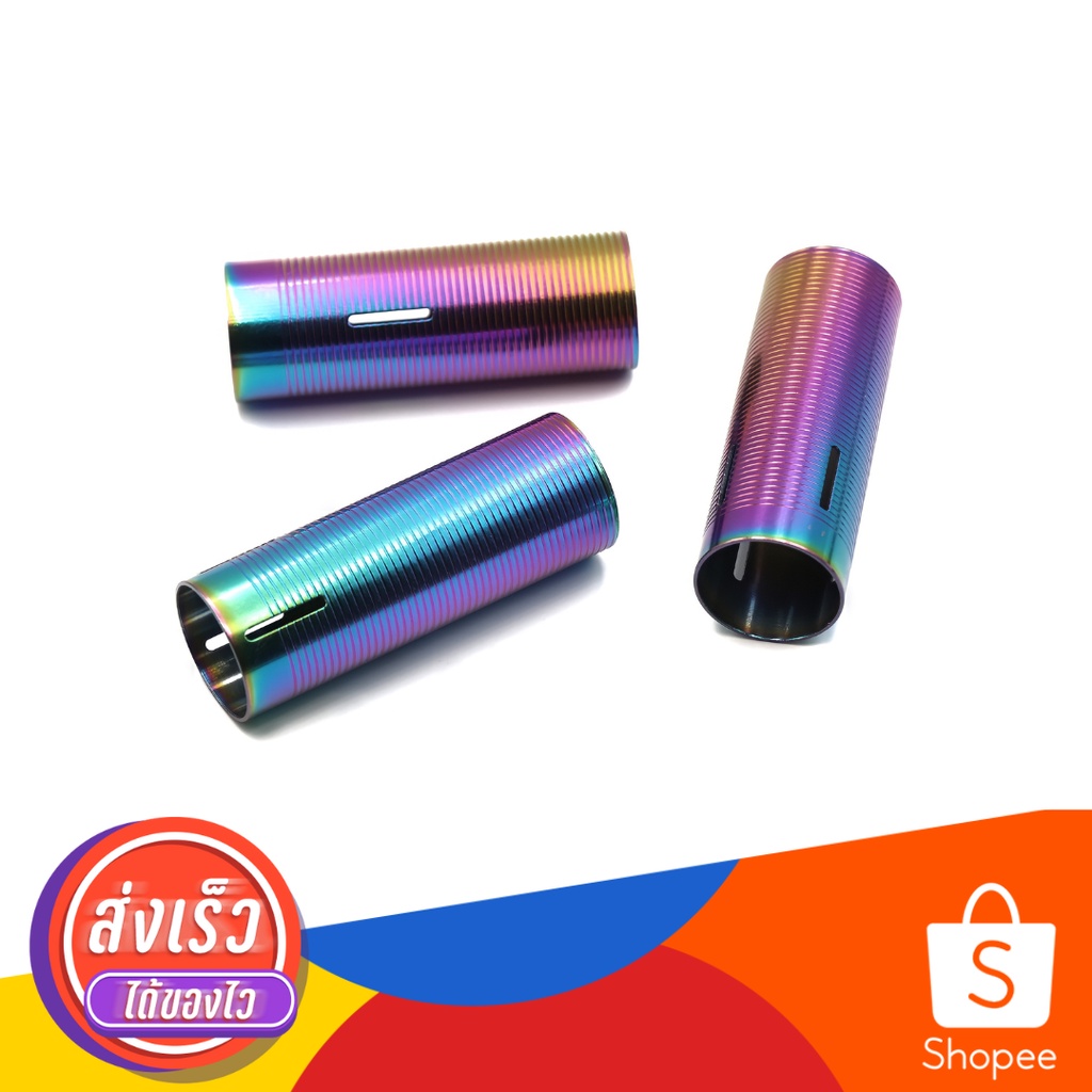กระบอกสูบ สี Titanium Burn - runset.cnc - ThaiPick