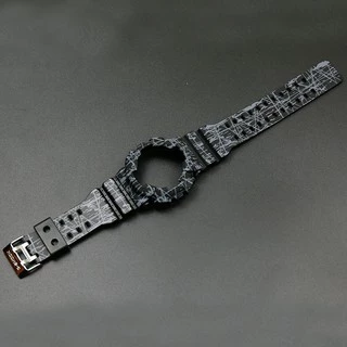 สายนาฬิกาข้อมือเรซิ่น ลายพราง สไตล์สปอร์ต สําหรับผู้ชาย Casio G-SHOCK GD120 GD100 GA110 GA100 GA100 GLS-100