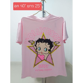 📌พร้อมส่ง 👠💕เสื้อยืดลายการ์ตูน Betty Boop💕👠