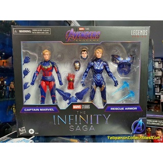 [2021.08] Hasbro Marvel Legends Infinity Saga Captain Marvel &amp; Rescue Armor 6.5-Inch Figure 2-pack