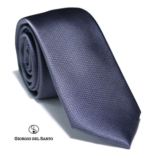 Giorgio Del Sarto Necktie 6 cm Grey with Fabric Texture เนคไทสีเทาลายพื้นมีเท็กเจอร์ #3