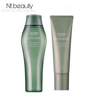 Shiseido sublimic shampoo oily scalp + treatment the hair care fuente forte f