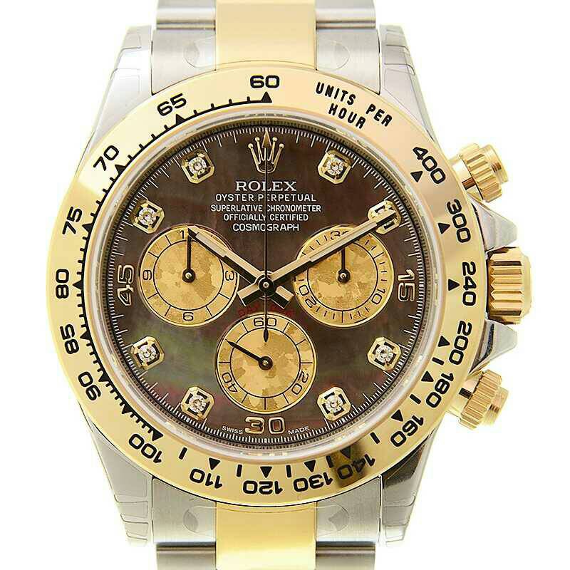 Rolex Rolex Daytona Gold Black Fritillaria นาฬิกาผู้ชายกลไกอัตโนมัติ 116503NG