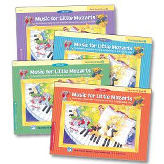 Music for Little Mozarts เล่ม 1,2,3,4: Lesson, Workbook, Recital, Discovery, Flash Cards, CD