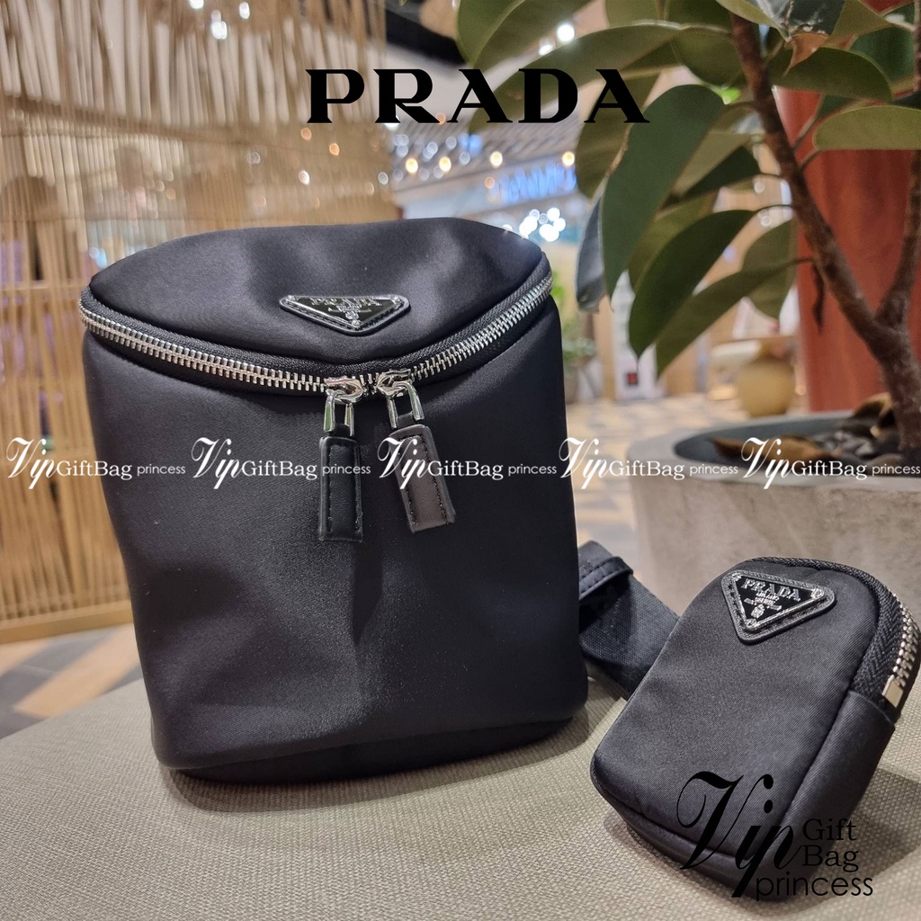 Shop PRADA RE NYLON Unisex Nylon Street Style Leather Crossbody Bag by  AceGlobal