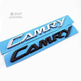 1 x ABS CAMRY Letter Logo Car Auto Rear Trunk Emblem Badge Sticker Decal Replacement For TOYOTA CAMRY