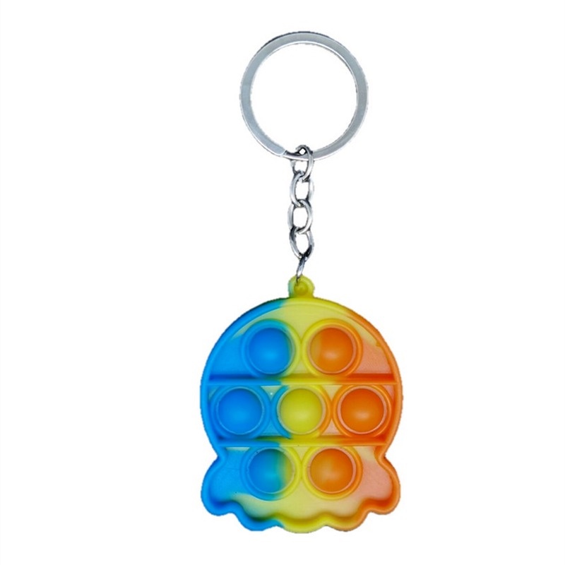 Macaron Pop IT Bag Charm พวงกุญแจของเล่นบีบอัดยูนิคอร์น - รูปที่ 6