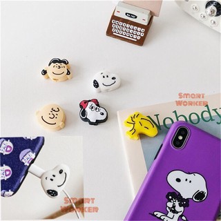 ตัวถนอมสายชาร์จโทรศัพท์มือถือ ลาย Snoopy อุปกรณ์เสริม สําหรับ Iphone