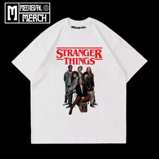 เสื้อยืดคอกลมเสื้อยืด พิมพ์ลาย Stranger Things season 4 Films | เสื้อยืด สีขาว สไตล์วินเทจ โอเวอร์ไซซ์ | เสื้อยืดแร็ป |