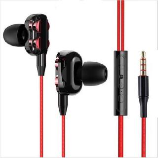 headset 4d bass double speaker stereo 3.5 mm wired headphone