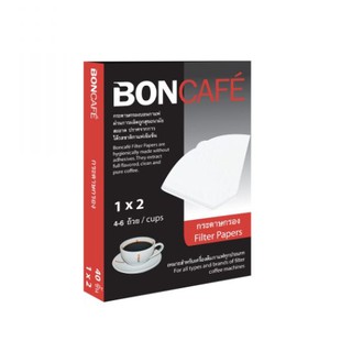 กระดาษกรองกาแฟ ขนาด 1x2 นิ้ว บอนกาแฟ Boncafe กล่องสีเแดง