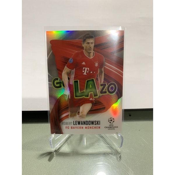 GOLAZO LEWANDAWSKI Topps chrome UCL 2020/2021