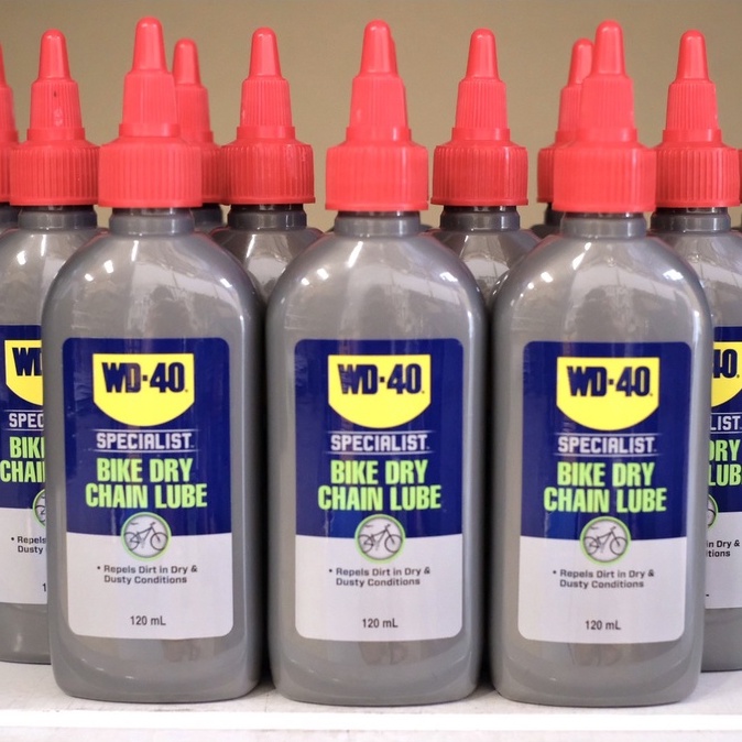 WD-40 น้ำมันหล่อลื่นโซ่จักรยาน สำหรับสภาวะแห้ง Dry Chain Lubricant Made in USA