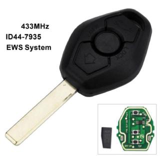 Ews ระบบรถรีโมทกุญแจสำหรับ BMW E38 E39 E46 X3 X5 Z3 Z4 1/3/5/7 Series 315/ 433 MHz Id44 ชิปเครื่องส่งสัญญาณเข้าไร้กุญแจ