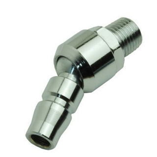 หัวปลั้กลม ตัวผู้ R1 / 4หมุนได้ 360° ( Air Plug Swivel Type )