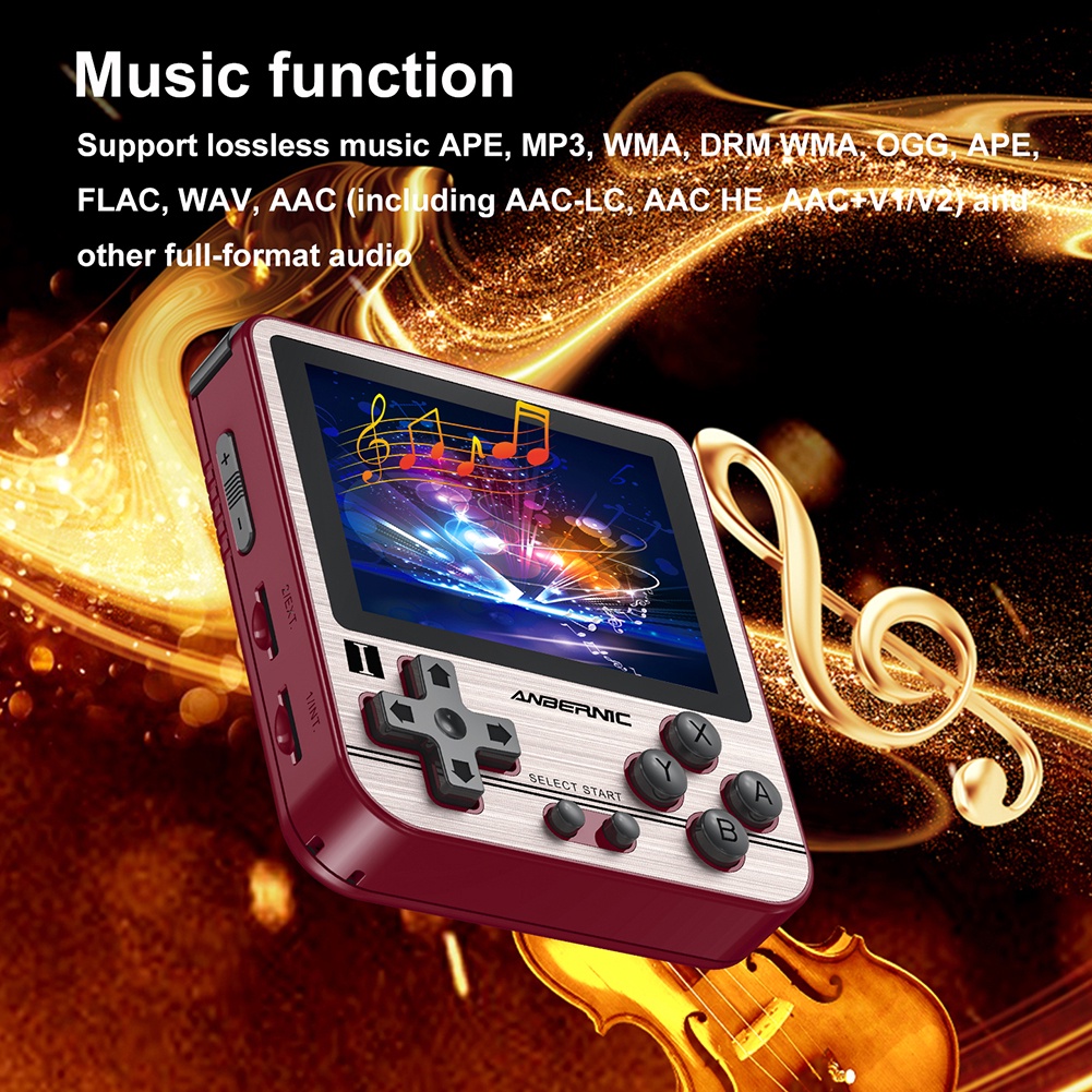 RG280V ANBERNIC Retro Game Console Open Sourse System CNC Shell PS1 ...