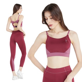 Cherilon เชอรีล่อน ชุดออกกำลังกาย Sport Bra สปอร์ตบรา บรา นุ่ม กระชับ MPN-BNA204 (S) กางเกง ออกกำลังกาย MPN-PAA113 (S)