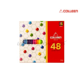 สีไม้ 48 สี ด้ามยาว คอลลีน Colleen