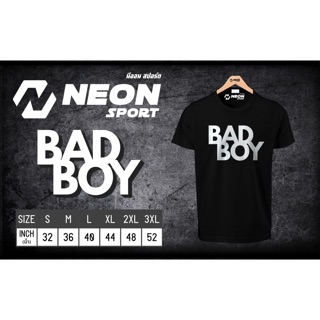 คอลูกเรือเสื้อยืด แขนสั้น BADBOYS-5XL