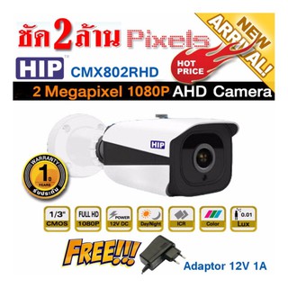 HIP CMX802RHD กล้อง AHD ความละเอียด 2M แทนด้วย CML281RHD