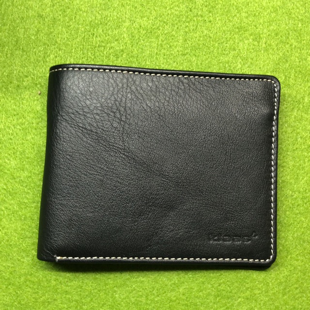 กระเป๋าสตางค์หนังแท้ สีดำ Klass ลดพิเศษ