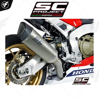 HONDA CBR1000RR (2017 - 2019) - SP - SP2 SC1-R Muffler, high position, with carbon fiber end cap