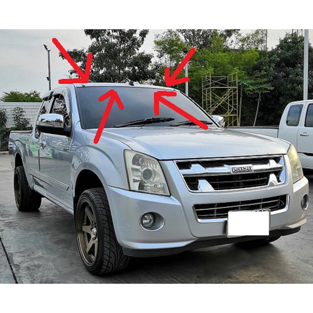 ยาง ขอบกระจก หน้า อีซูซุ ดีแม็ก 2002-2011 Dmax D-max ดีแม็ค กระจกบังลมหน้า ยางขอบ ขอบบน ยางกระจกรถ 120 ซม.