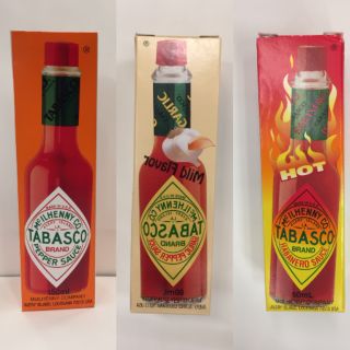 ชอลพริก Tabasco 3 สูตร ขนาด 60 ml