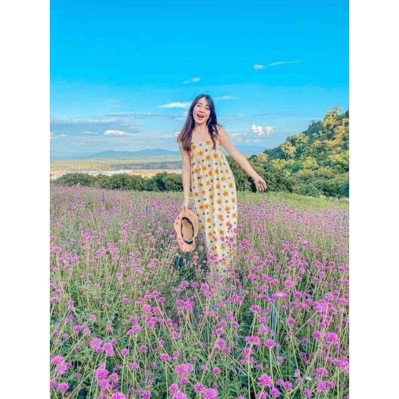 Likenew🌻🌻จั๊มขายาวทานตะวัน 🌼🌼(จากร้านsista.style)
