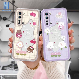 เคสแบบใส Realme C11 2021 C21Y C31 C35 C15 C21 C25 C20 C3 C12 C2 C25S 5 5S 5i C17 7i C1 C25Y C2 C3i 6i C20A realme Narzo 20 10 10A 20A 30A ลายกระต่าย หมี เคสโทรศัพท์ เคสโทรศัพท์มือถือแบบนิ่ม