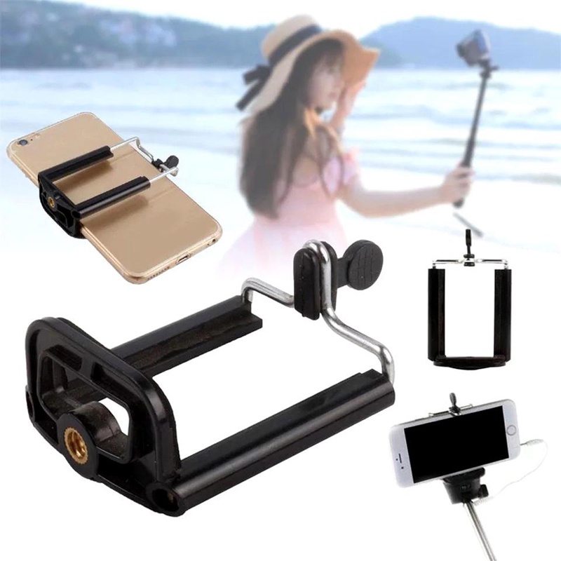 Stand Mount Holder Clip Bracket Tripod Adapter for Phoneขาตั้งกล้องขายึดที่ยึดคลิปอะแดปเตอร์ขาตั้งกล้อง สำหรับโทรศัพท์ ราคา ถูกที่สุด ดีลบีเคเค แกลเลอรีภาพที่ 6