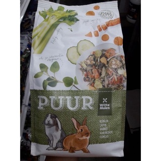 Puur อาหารสำหรับกระต่าย สูตรผักและธัญพืช ขนาด600g.