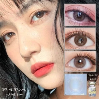 คอนแทคเลนส์ ซีรีน สีน้ำตาล Sirine Brown (Beautylens)เลนส์อั้มค่าอมน้ำ55% สายตา 50-1000