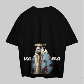 เสื้อยืดสีขาวเสื้อยืด ลาย Vaba starwar ขนาดใหญ่S-4XL