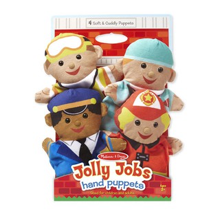 Melissa &amp; Doug Jolly Helpers Hand Puppets